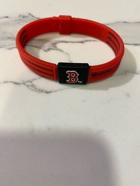 Boston Red Sox Phitem Red Silicone Sports Bracelet